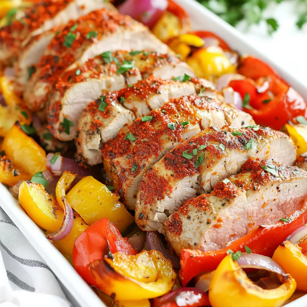 Smoky Paprika Pork Tenderloin Sheet Pan Delight