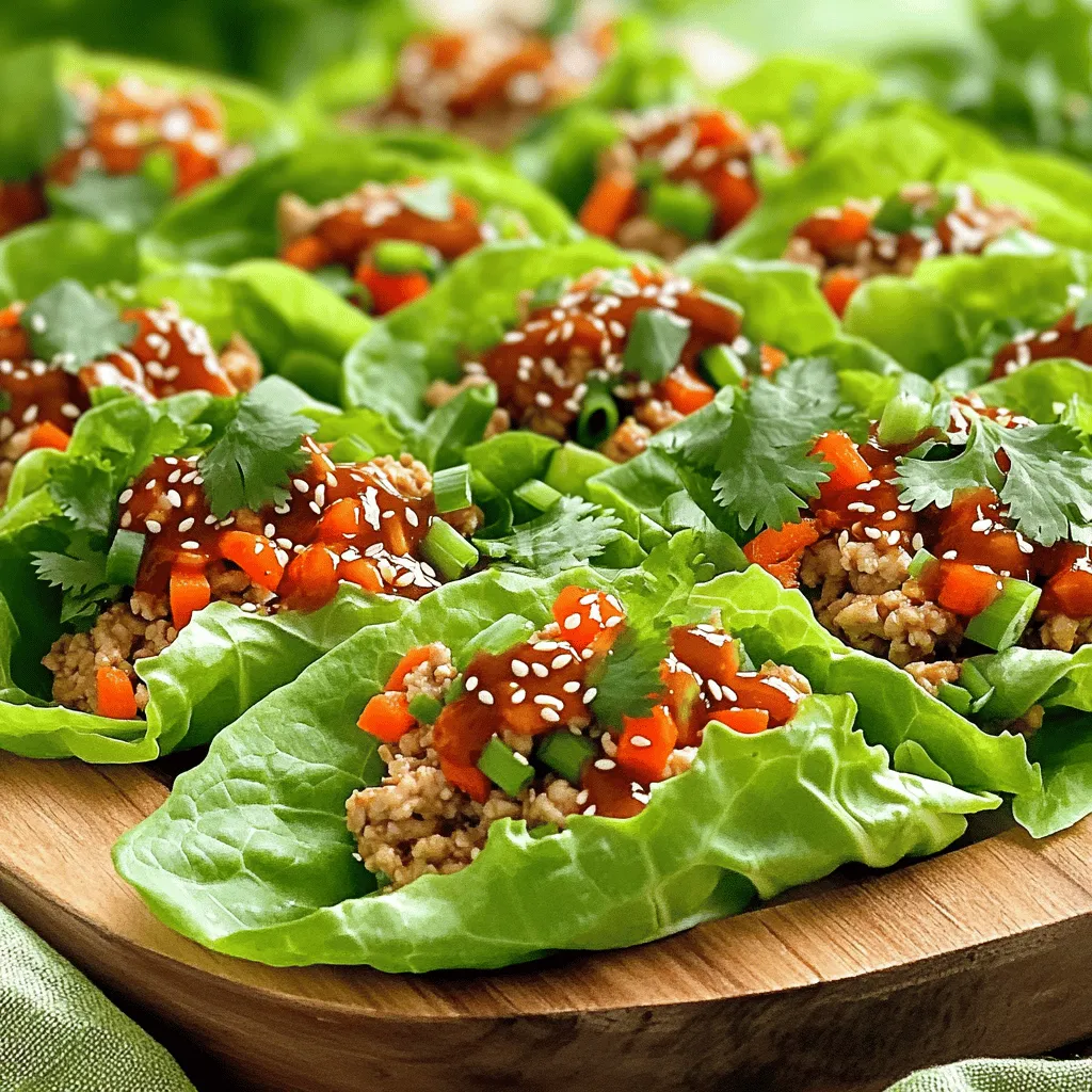 Sweet Chili Chicken Lettuce Wraps Flavorful and Fresh