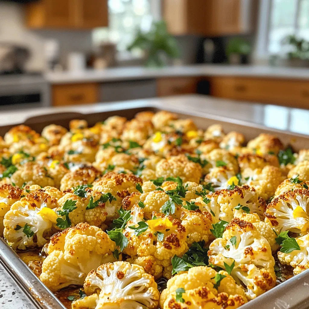 Spicy Garlic Roasted Cauliflower Flavorful Veggie Treat
