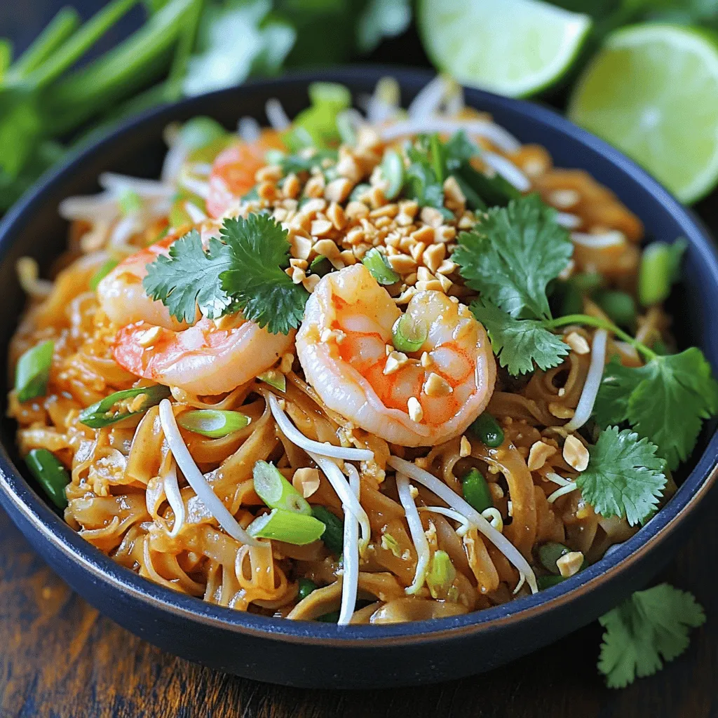 Easy Pad Thai with Shrimp Quick and Flavorful Recipe