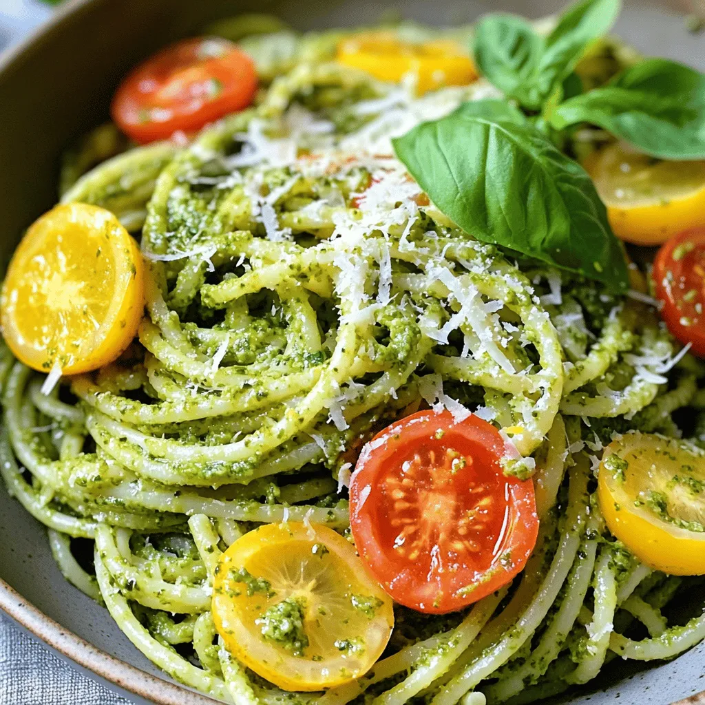 Lemon Basil Pesto Pasta Quick and Flavorful Meal