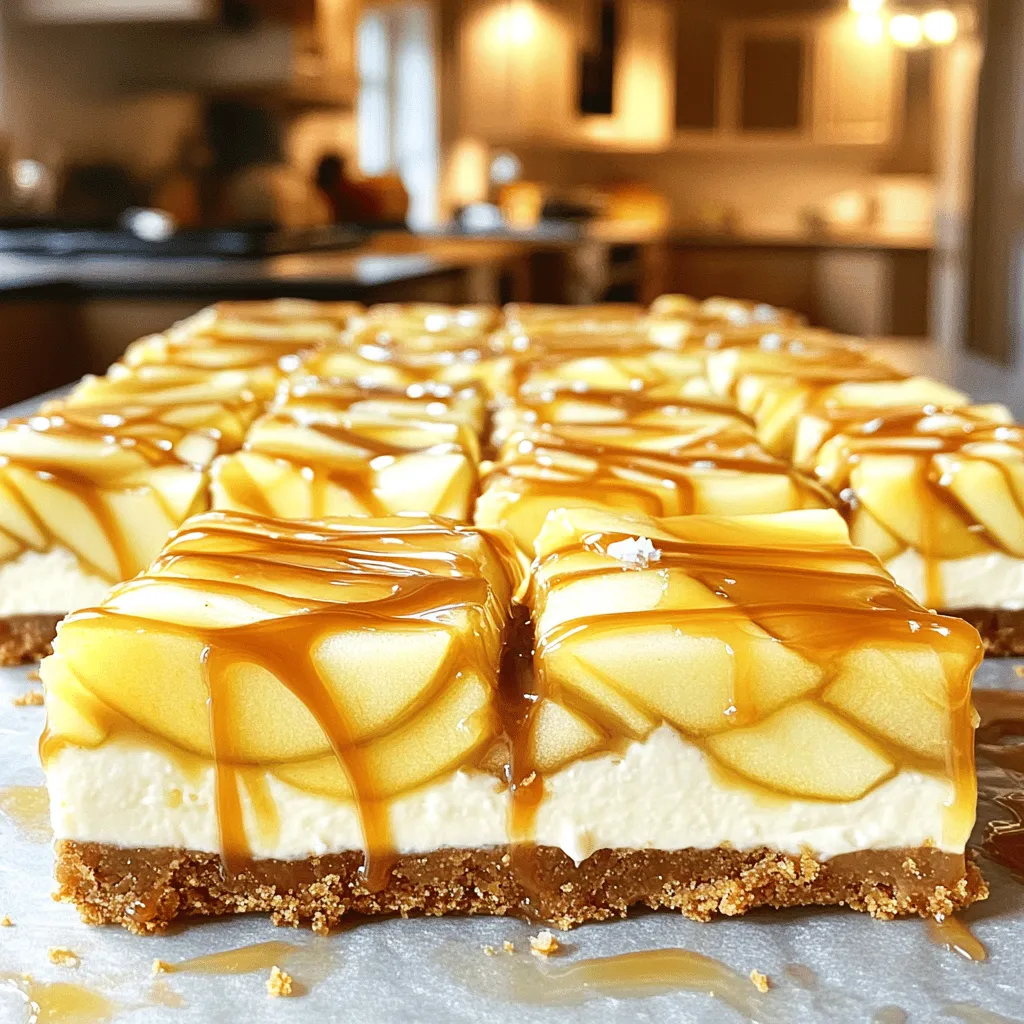 Caramel Apple Cheesecake Bars Simple and Delicious Treat
