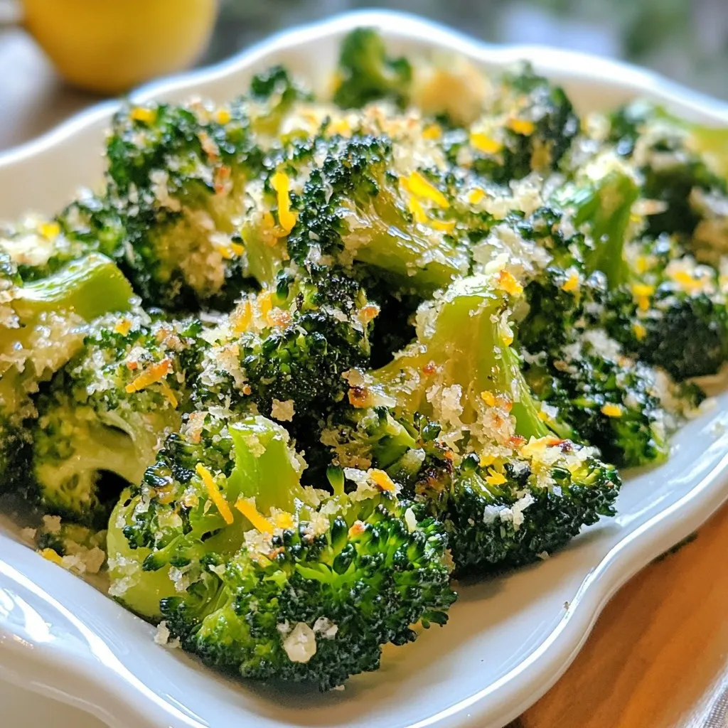 Garlic Parmesan Roasted Broccoli Flavorful Side Dish