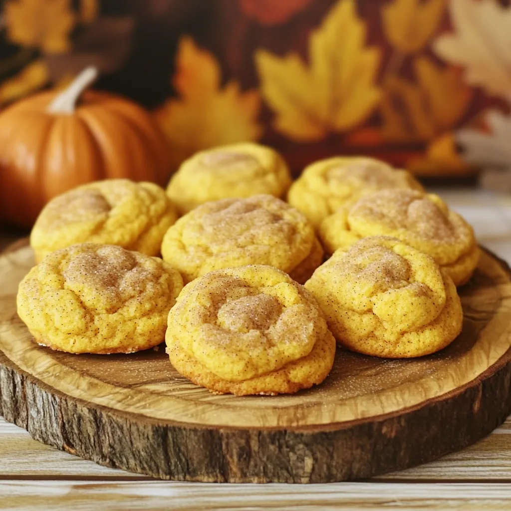Pumpkin Spice Snickerdoodle Cookies Easy Holiday Treat