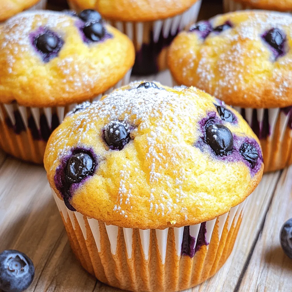 Lemon Blueberry Muffins Delightful and Easy Recipe