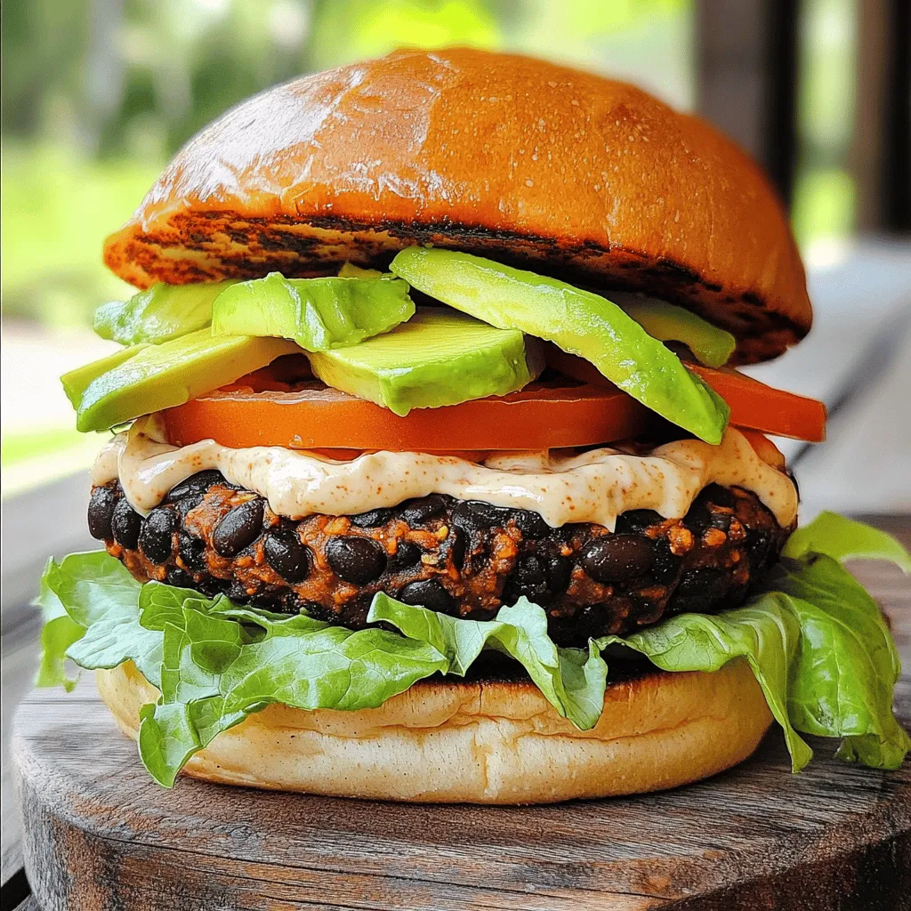 Smoky Chipotle Black Bean Burgers Flavorful Delight