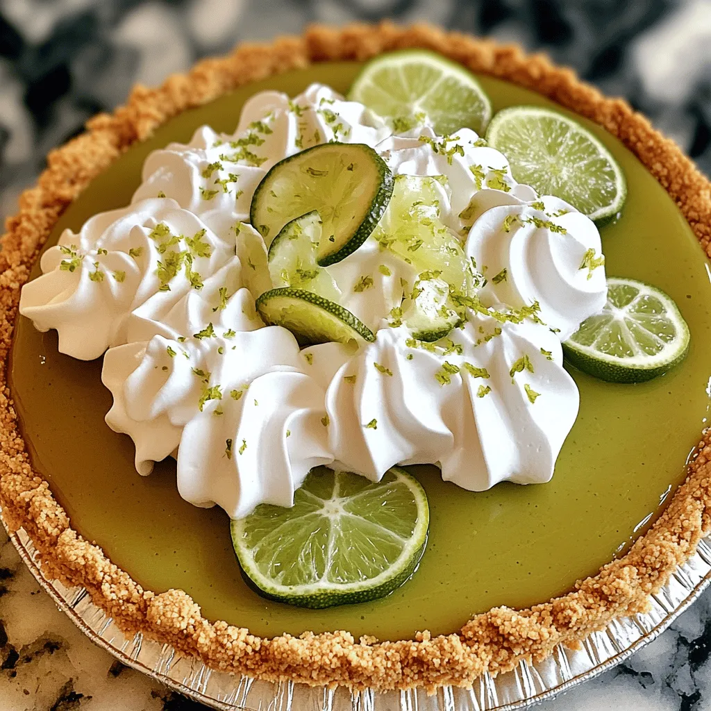 No-Bake Key Lime Pie Easy and Refreshing Dessert