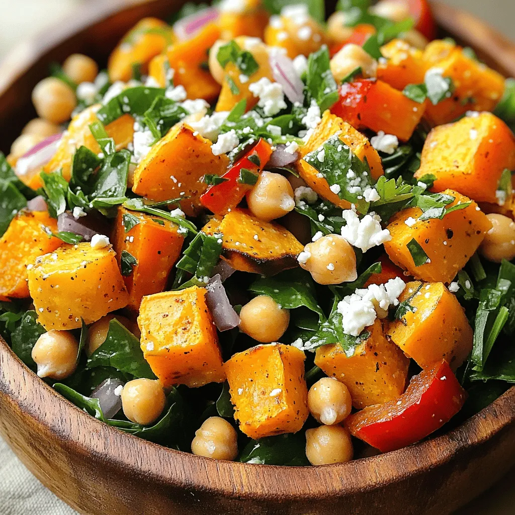 Sweet Potato and Chickpea Salad Fresh and Healthy Dish