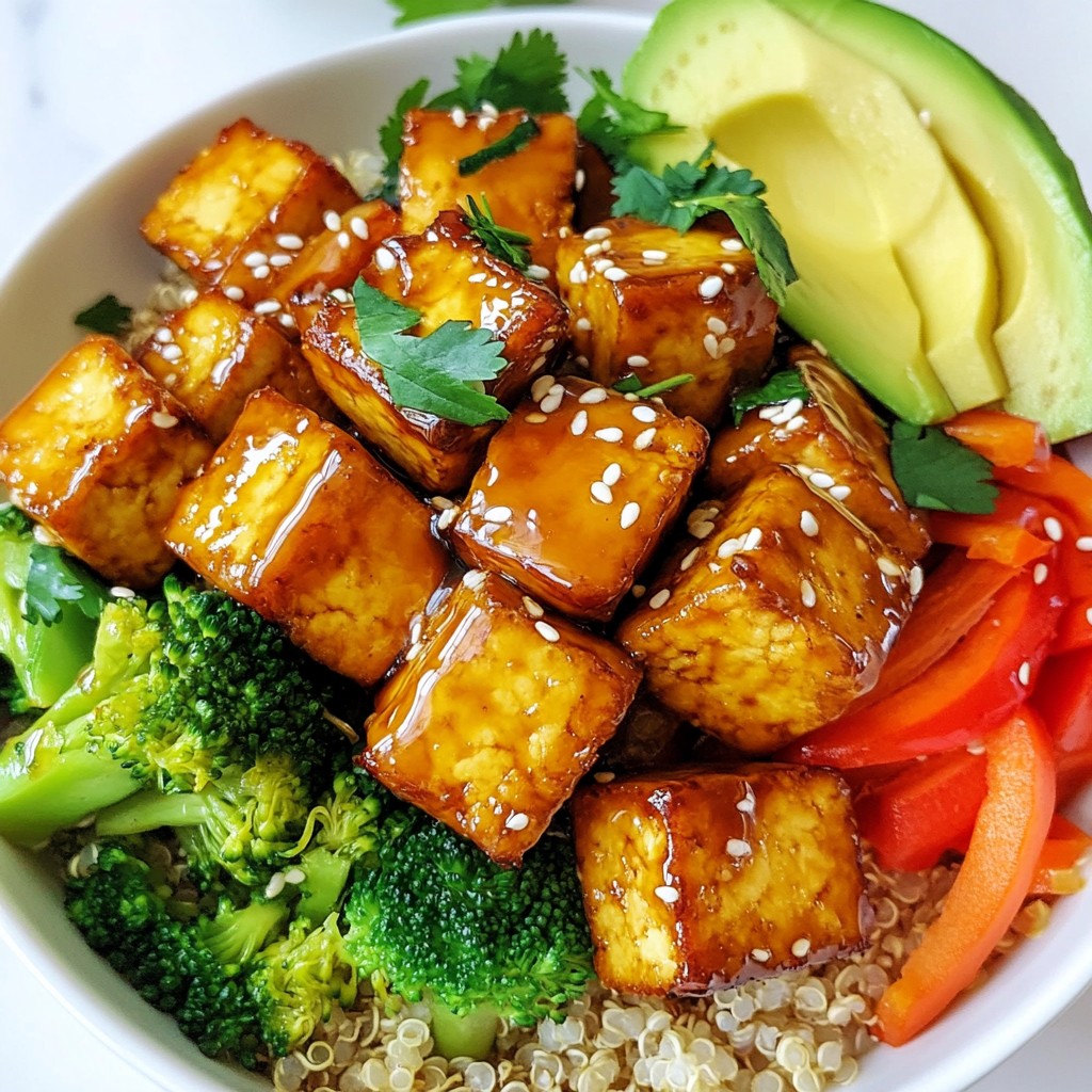 Teriyaki Tofu Buddha Bowl Flavorful and Nutritious Meal