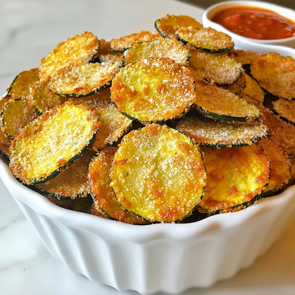 Crispy Low-Carb Zucchini Chips Simple and Tasty Snack