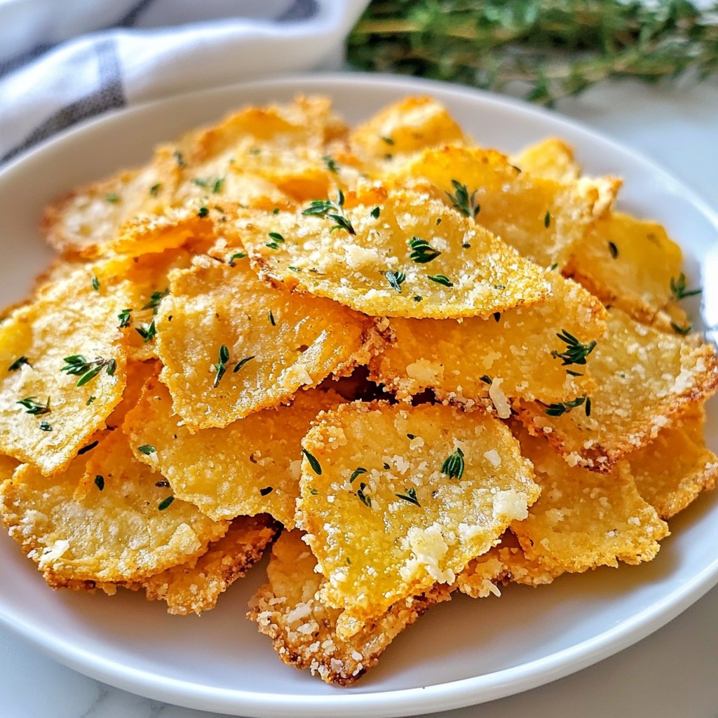 Cheesy Carb-Free Parmesan Crisps Tasty Snack Idea