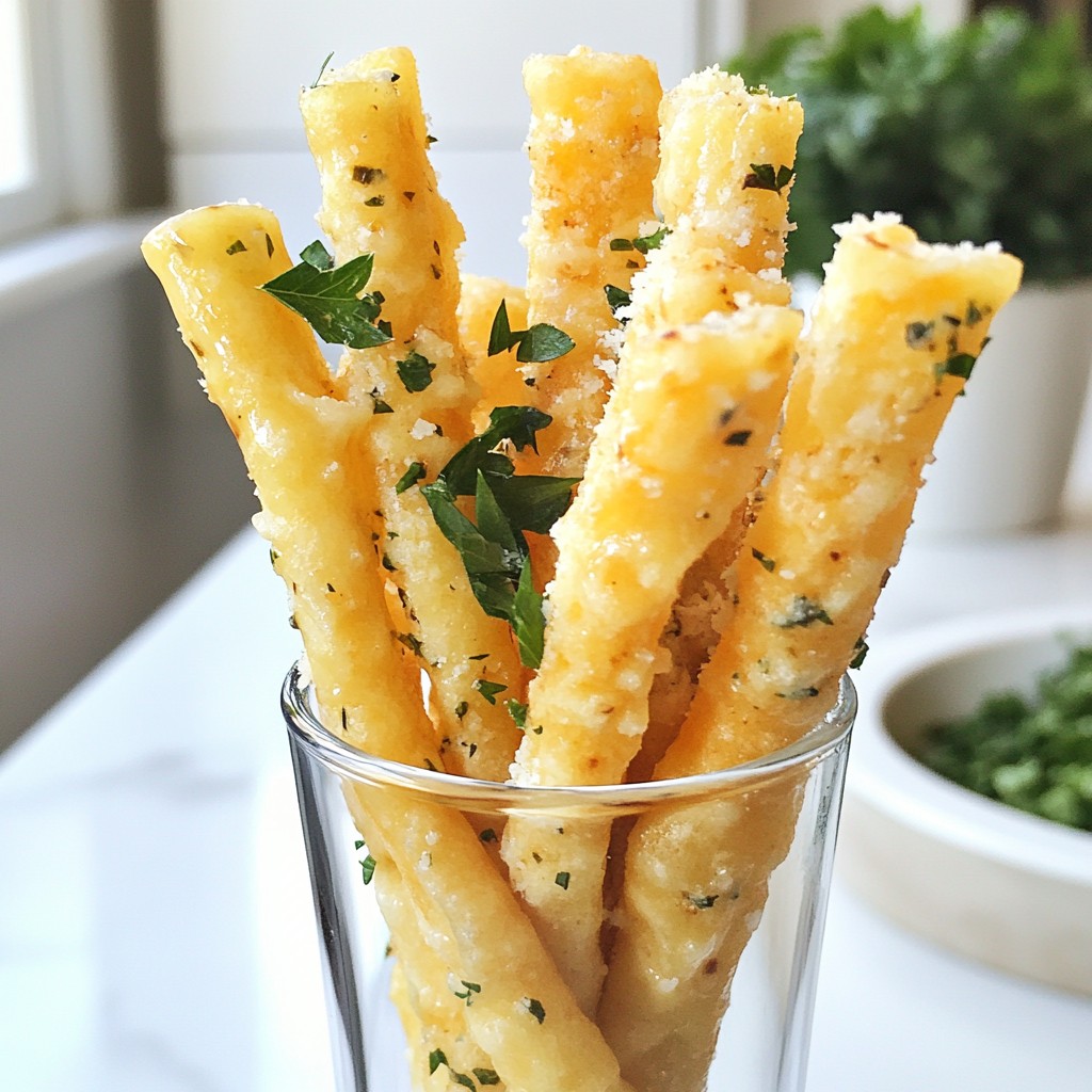Savory Carb-Free Herb Parmesan Cheese Straws Recipe