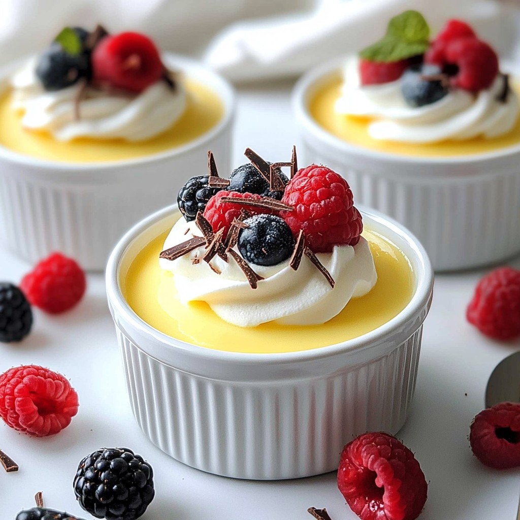 Creamy Sugar-Free Vanilla Bean Custard Delight