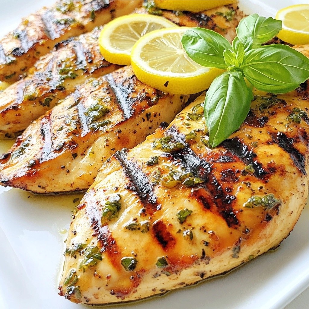 Zesty Keto Lemon Basil Grilled Chicken Recipe Delight