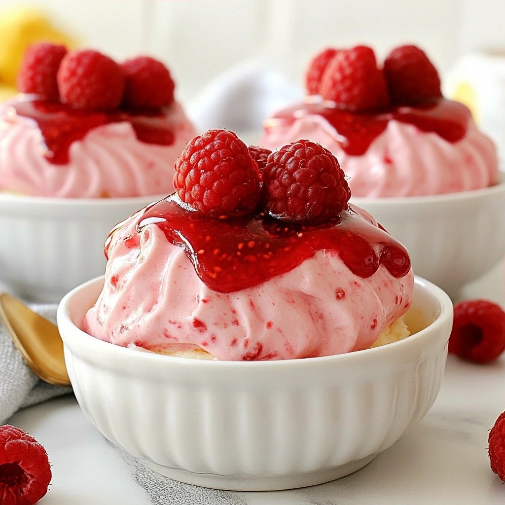Sugar-Free Raspberry Cheesecake Mousse Easy Dessert