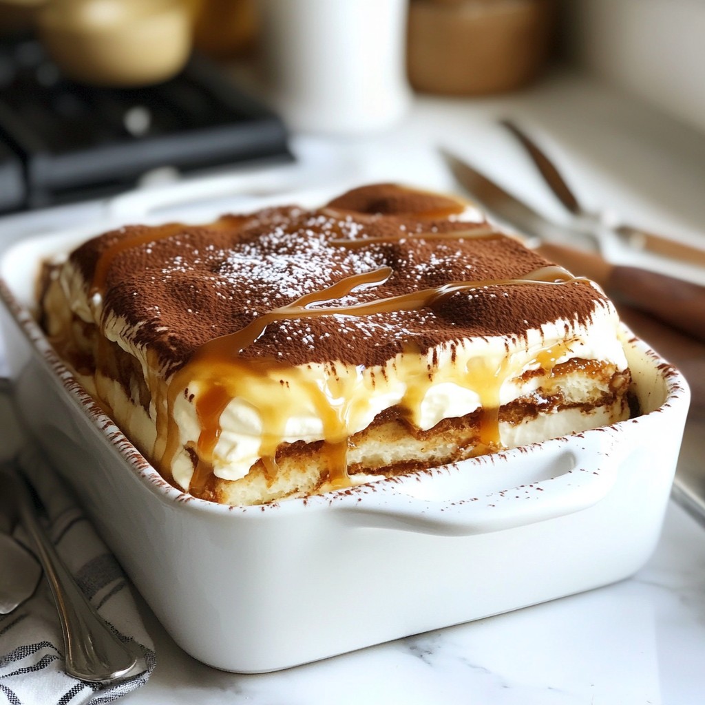 Caramel Macchiato Tiramisu Delightful Dessert Recipe