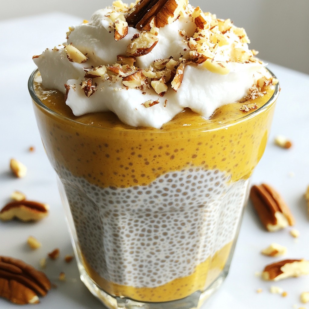 Pumpkin Pie Chia Pudding Simple and Tasty Recipe