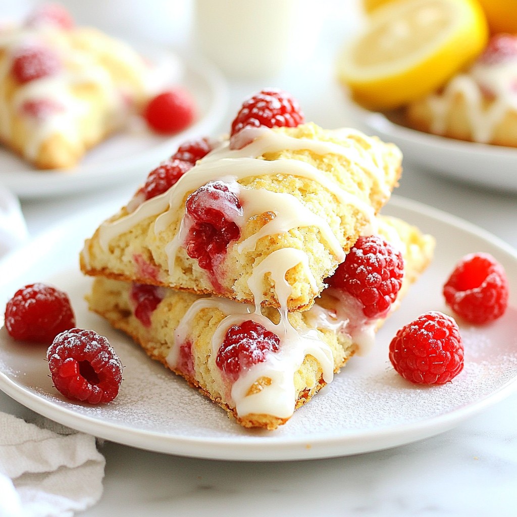 Raspberry Vanilla Bean Scones Fresh and Flavorful Treat