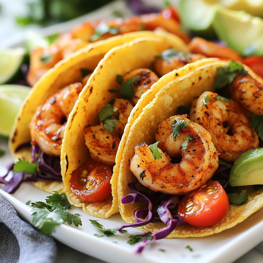 Spicy Cajun Shrimp Tacos Flavorful and Quick Meal