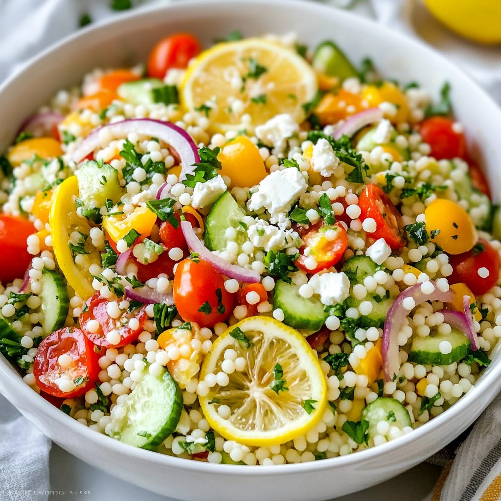 Lemon Herb Couscous Salad Fresh and Flavorful Meal