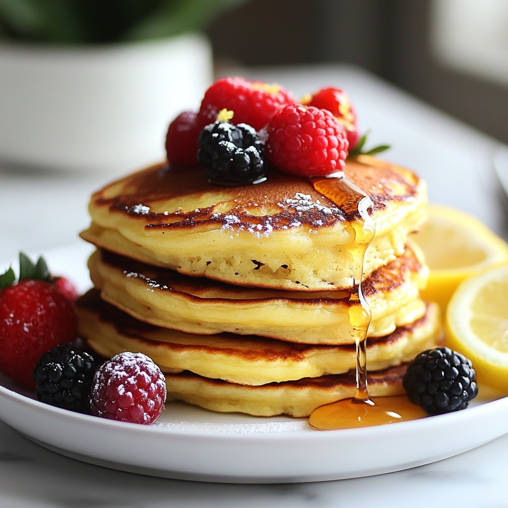 Fluffy Keto Lemon Ricotta Pancakes Simple Recipe