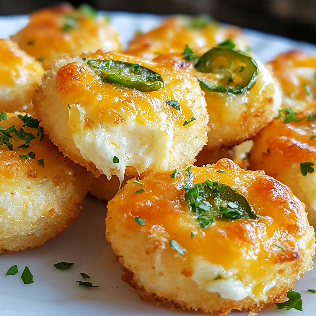 Spicy Keto Jalapeño Cheese Bites Flavorful Snack Recipe