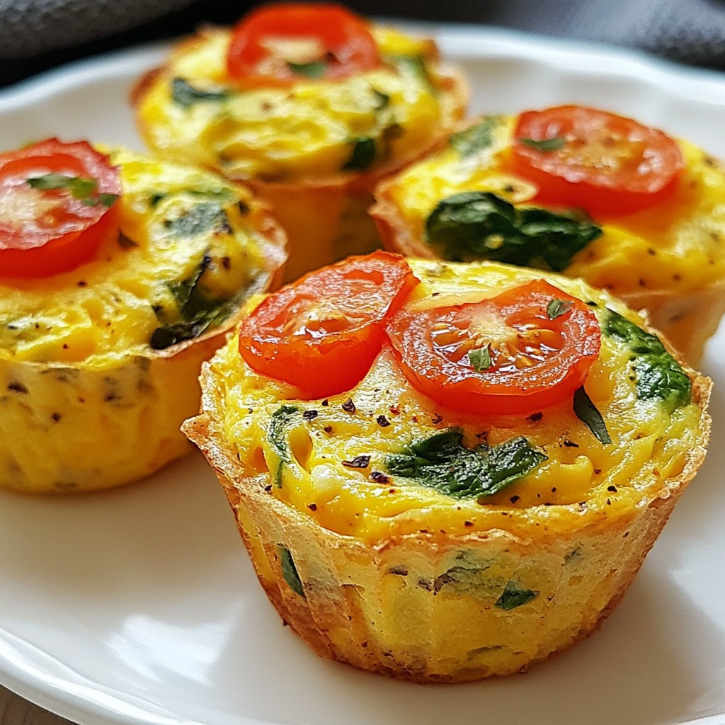 Easy Keto Veggie Quiche Muffins Flavorful and Simple