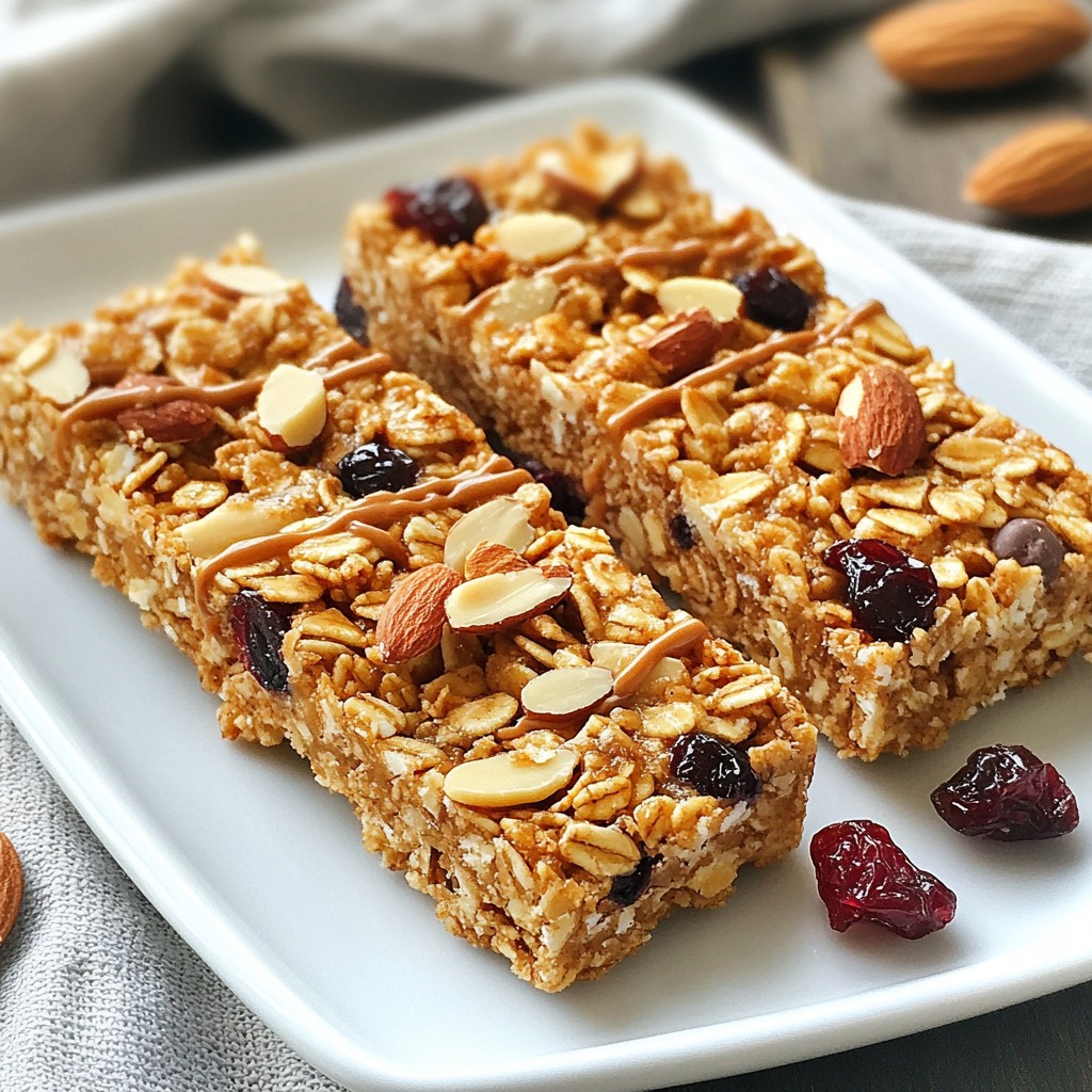 Flavorful Vanilla Almond Granola Bars Quick and Easy