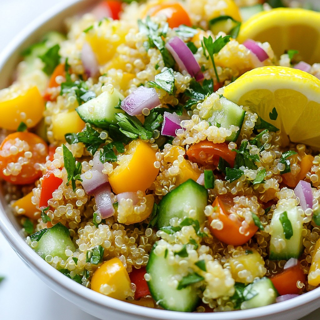 Lemon Herb Quinoa Salad Fresh and Flavorful Recipe