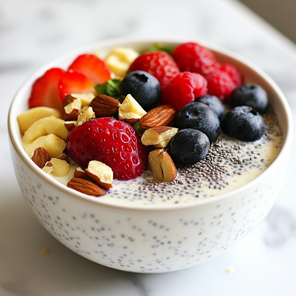 Fluffy Keto Vanilla Chia Seed Pudding Recipe
