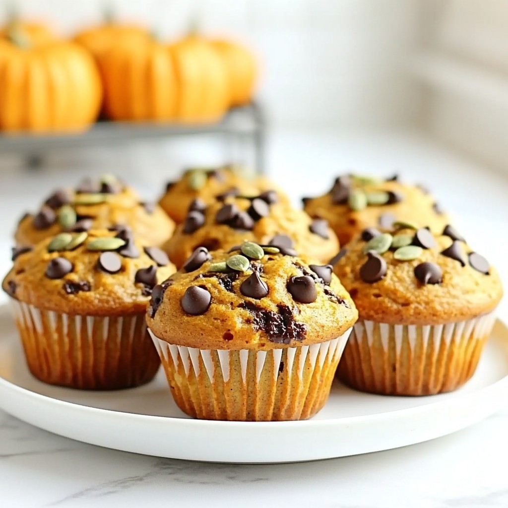 Pumpkin Chocolate Chip Muffins Delightful and Easy Treat