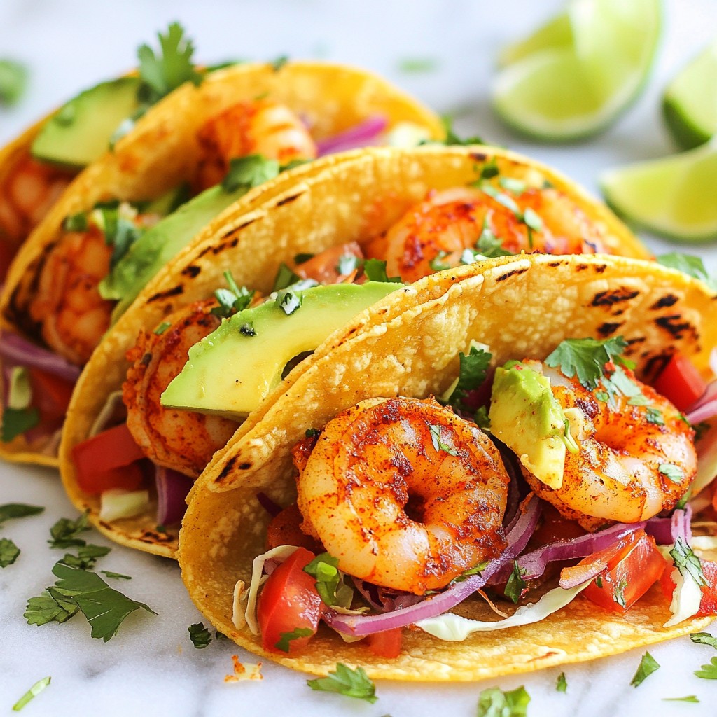 Spicy Cajun Shrimp Tacos Tasty and Easy Recipe