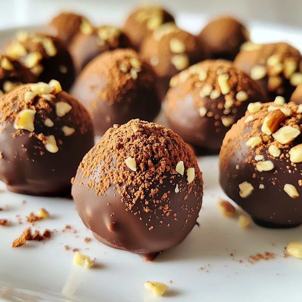 Espresso Dark Chocolate Truffles Irresistible Treats