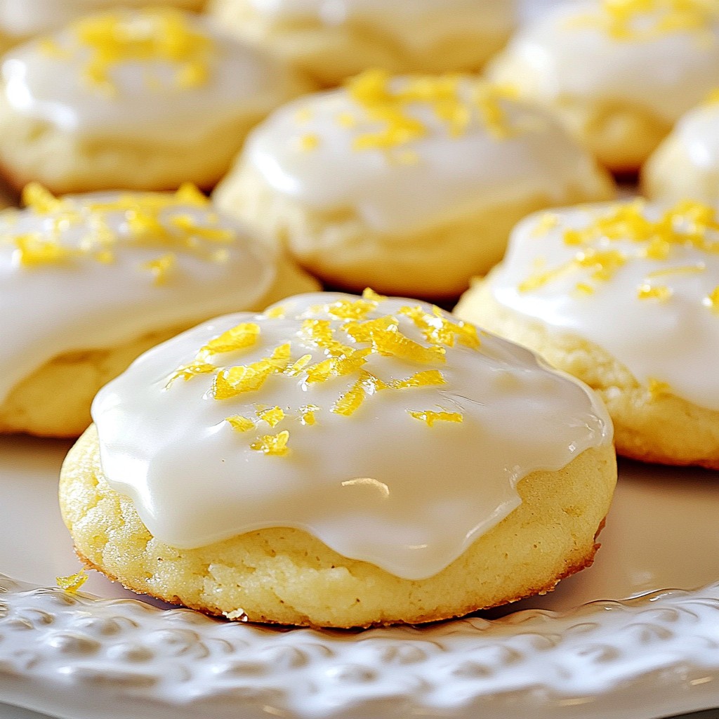 Lemon Ricotta Cookies with Glaze Delightful Treat