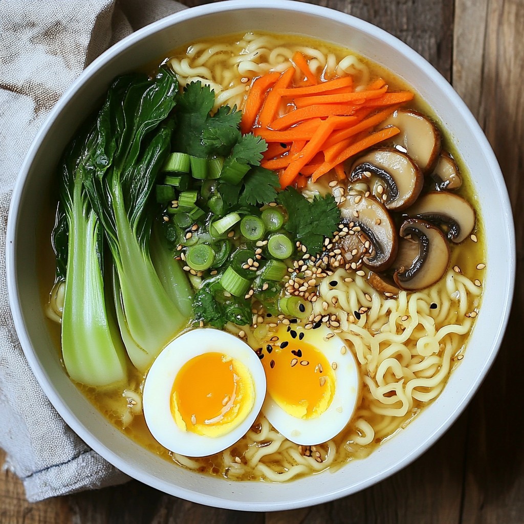 Spicy Miso Ramen Bowl Flavorful Comfort Food Delight