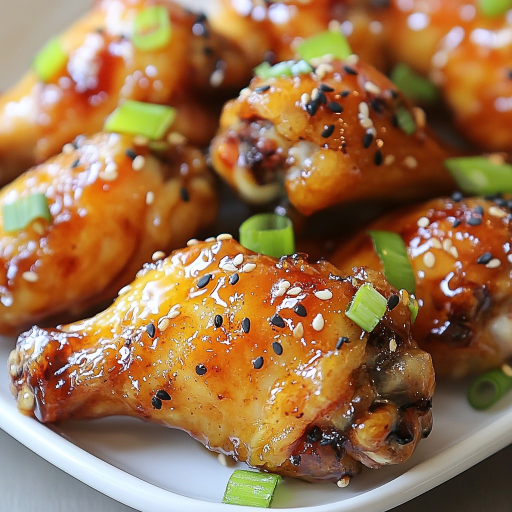 Teriyaki Glazed Chicken Wings Simple and Tasty Dish