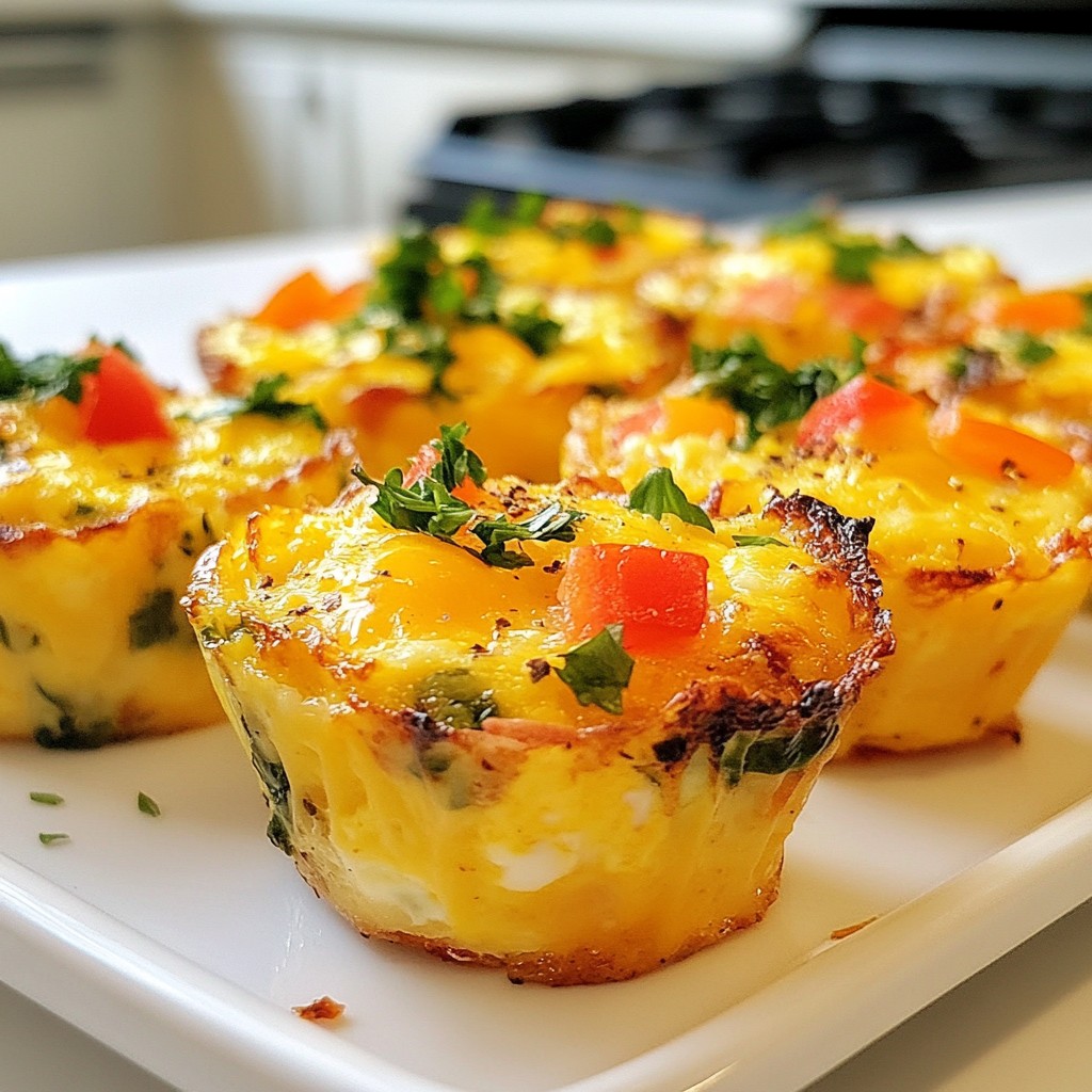 Savory Keto Turkey Ham Egg Cups Simple and Tasty Recipe