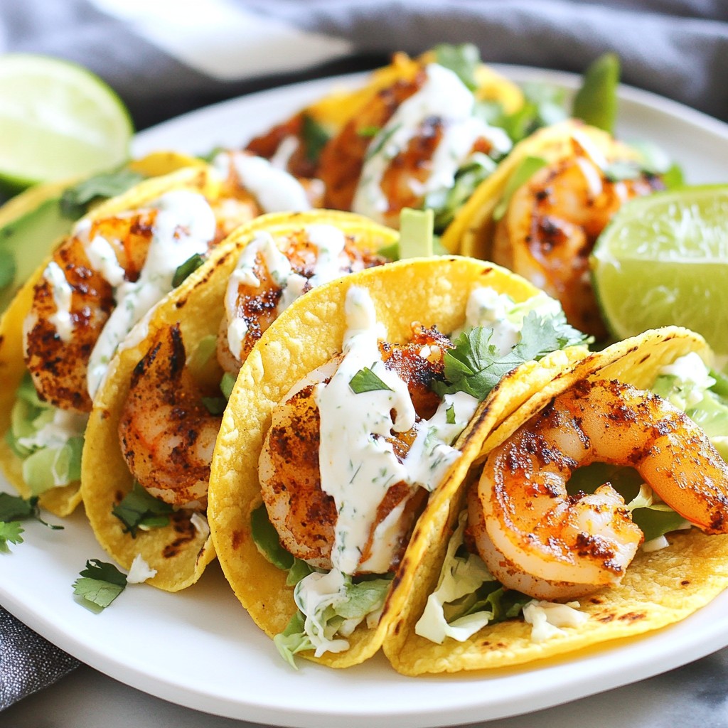 Spicy Cajun Shrimp Tacos Flavorful and Quick Meal