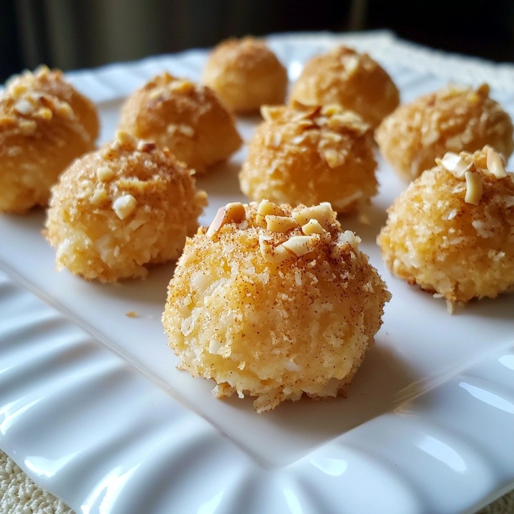 Crunchy Sugar-Free Cinnamon Coconut Bites Recipe