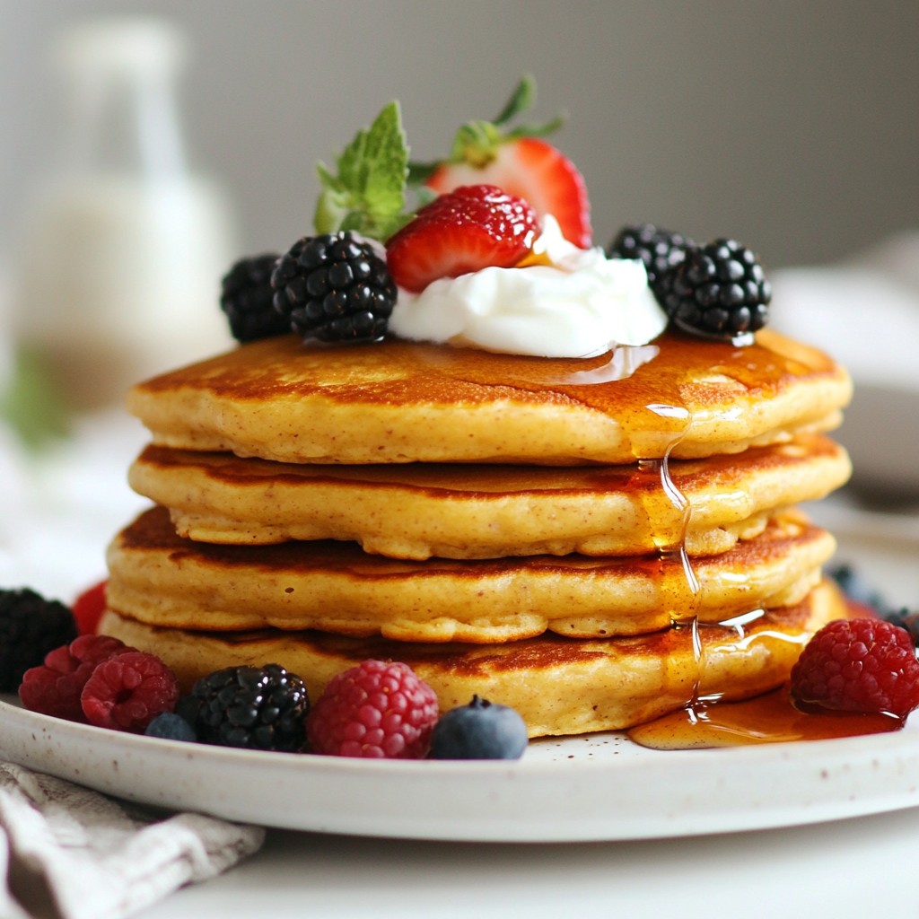 Fluffy Low-Carb Almond Flour Pancakes Recipe Delight
