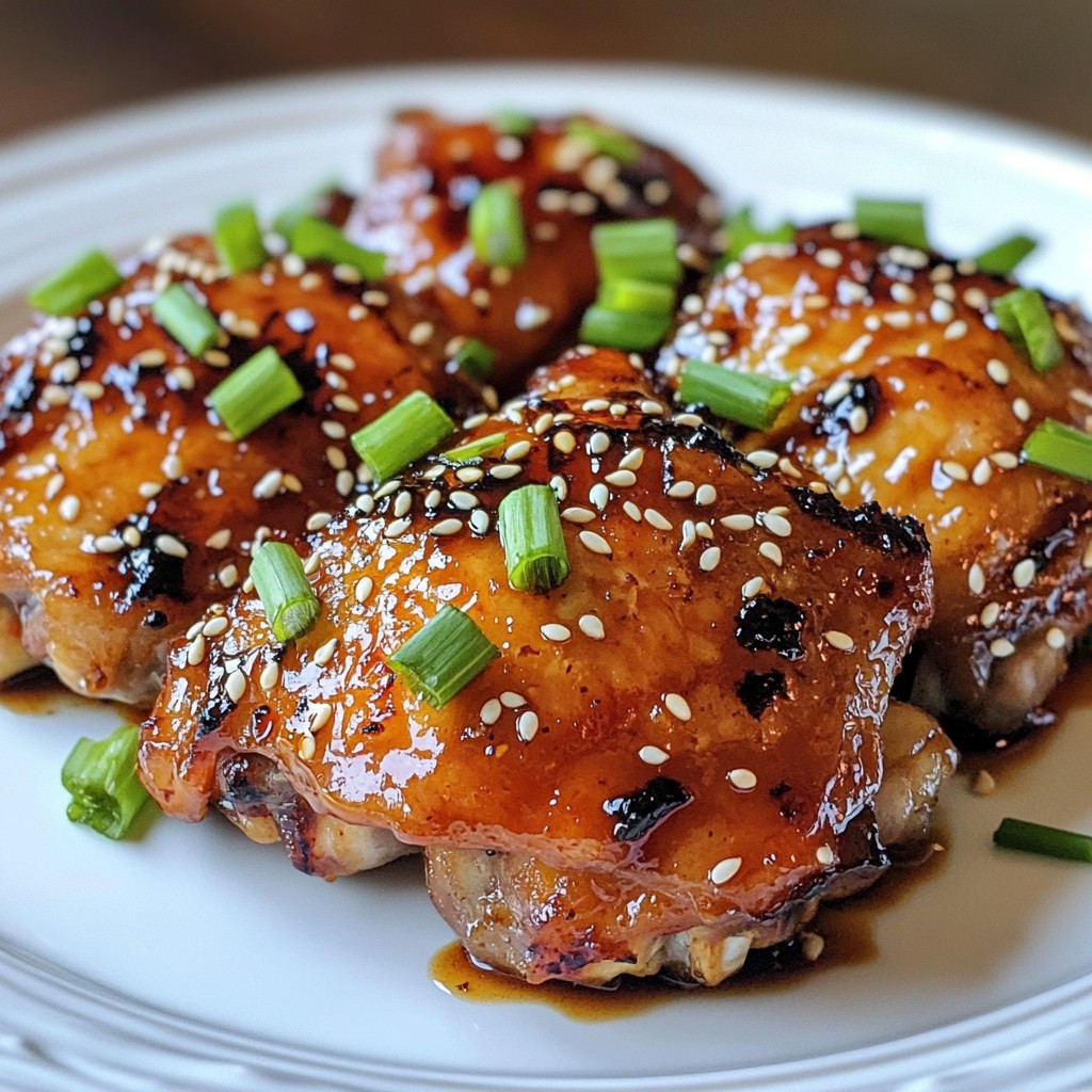Teriyaki Glazed Chicken Thighs Simple and Tasty Recipe