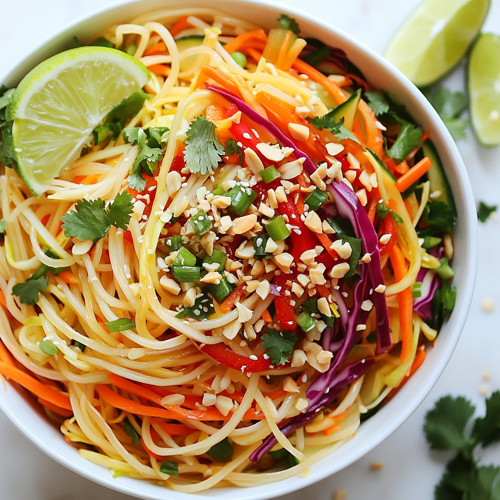 Spicy Thai Noodle Salad Fresh and Flavorful Delight