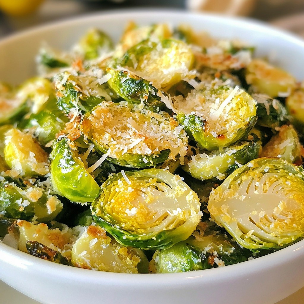 Garlic Parmesan Brussel Sprout Chips Crunchy Snack Delight