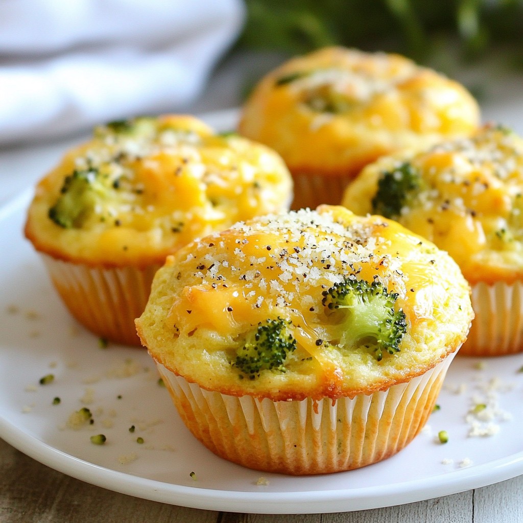 Cheesy Keto Broccoli Cheddar Muffins Easy Snack Idea
