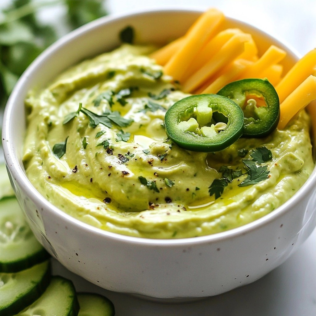 Spicy Keto Avocado Cheese Dip Flavorful and Creamy