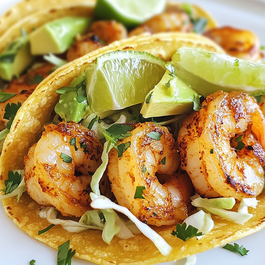 Coconut Lime Shrimp Tacos Flavorful and Easy Recipe