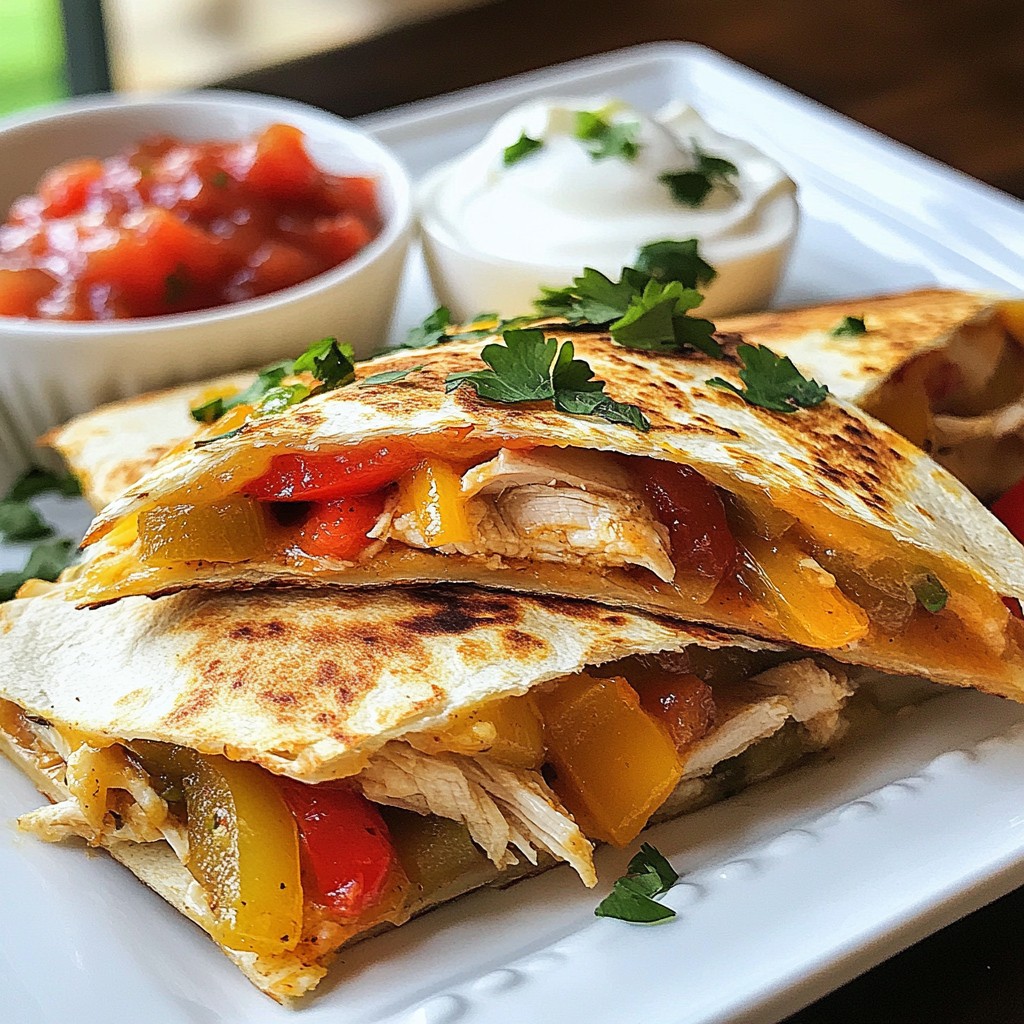 Pepper Jack Chicken Quesadillas Simple and Tasty Meal
