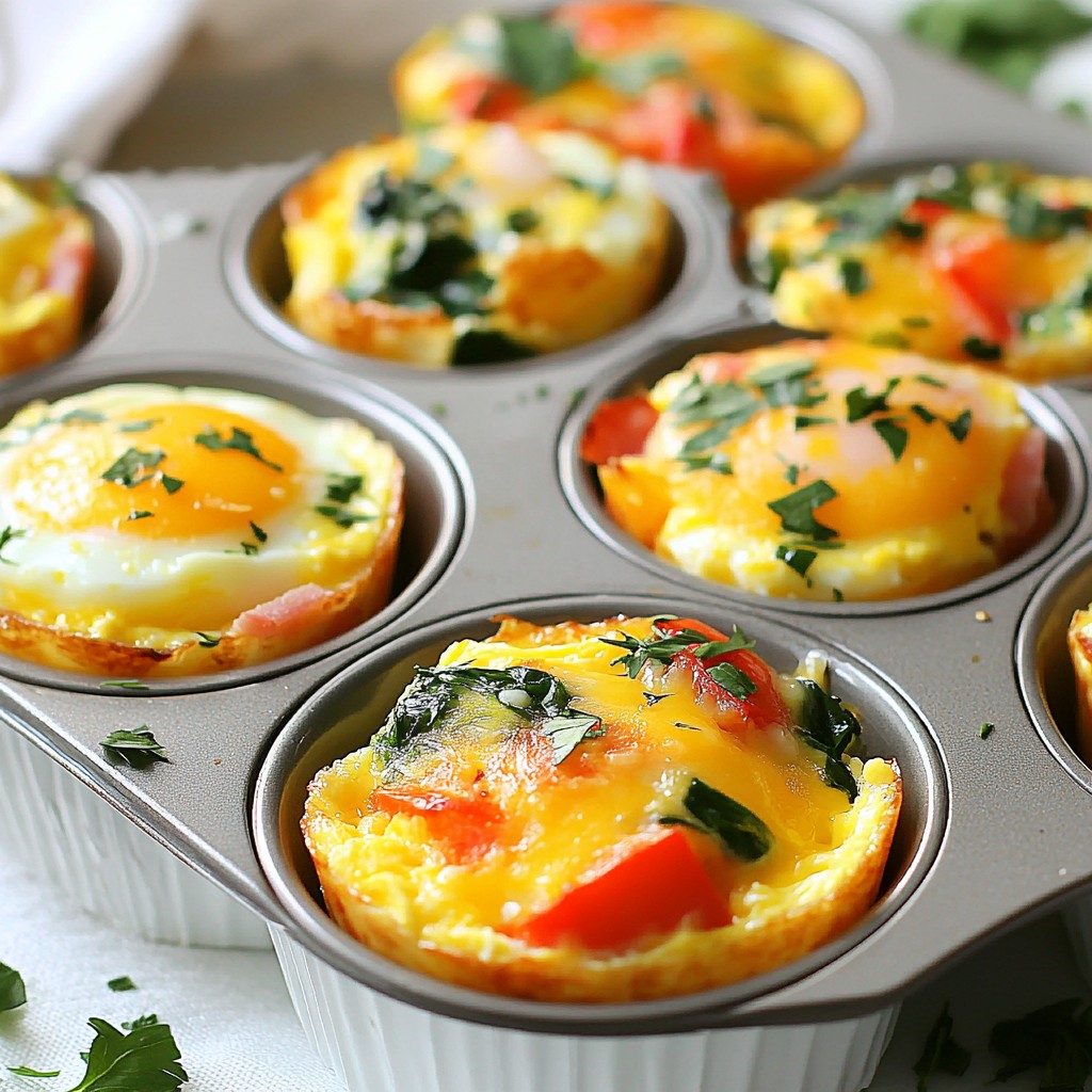 Savory Keto Turkey Ham Egg Cups Easy Delight Recipe
