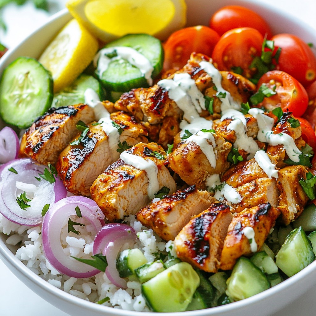 Savory Chicken Shawarma Bowls Quick and Flavorful Meal