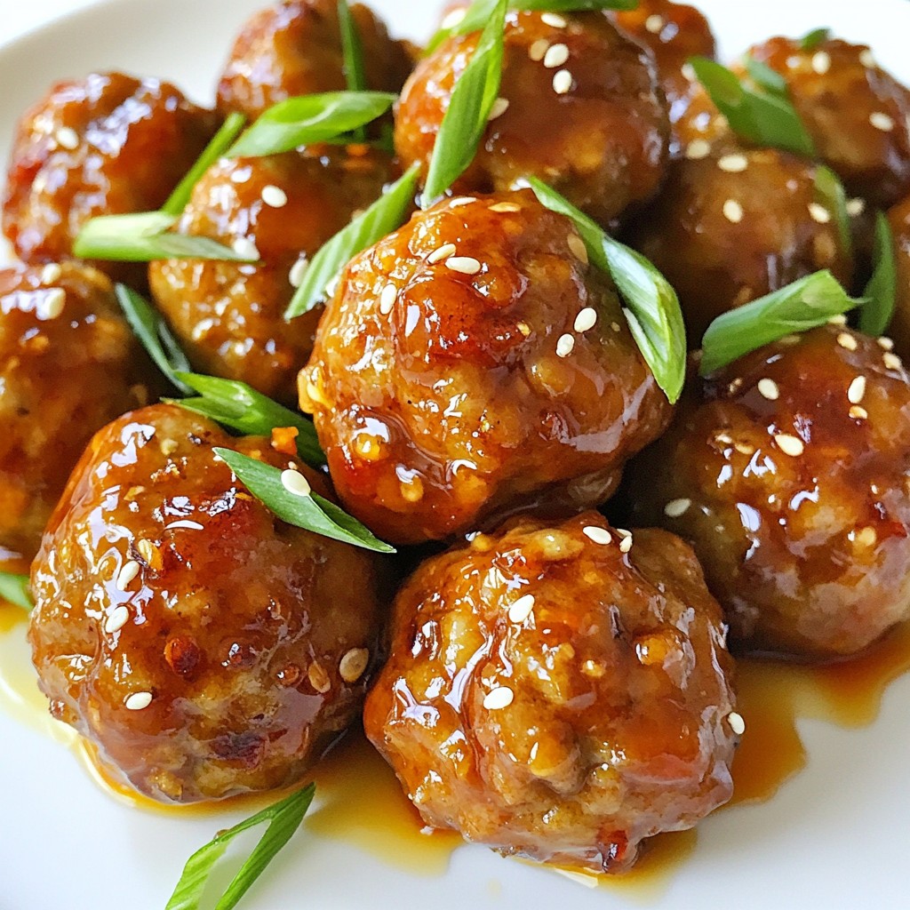 Spicy Honey Garlic Meatballs Flavorful and Easy Dish